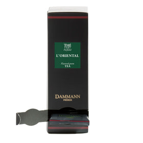 Dammann Freres Oriental flavor notes entice with refreshing afternoon sip.