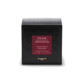 Dammann Freres Paris-made packaging signals premium quality.