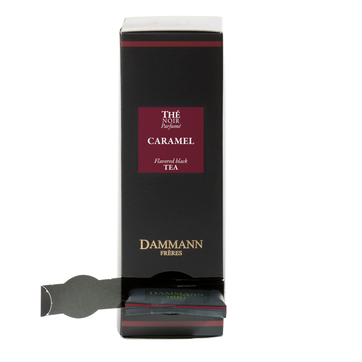 Dammann Frères Paris packaging showcases luxury branding and premium tea experience