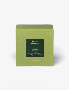 Dammann Freres box and sachets together signal convenient ready-to-brew moments.