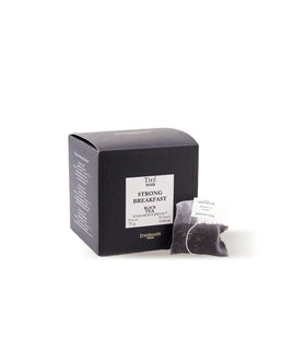 Dammann Freres satchets breakfast tea bags ready to brew for a brisk morning
