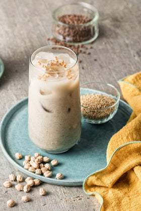 Versatile drink mix for hot, iced, or blended beverages anytime.