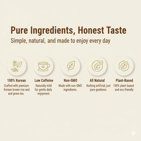 Aromas of roasted brown rice and green tea inspire relaxation.