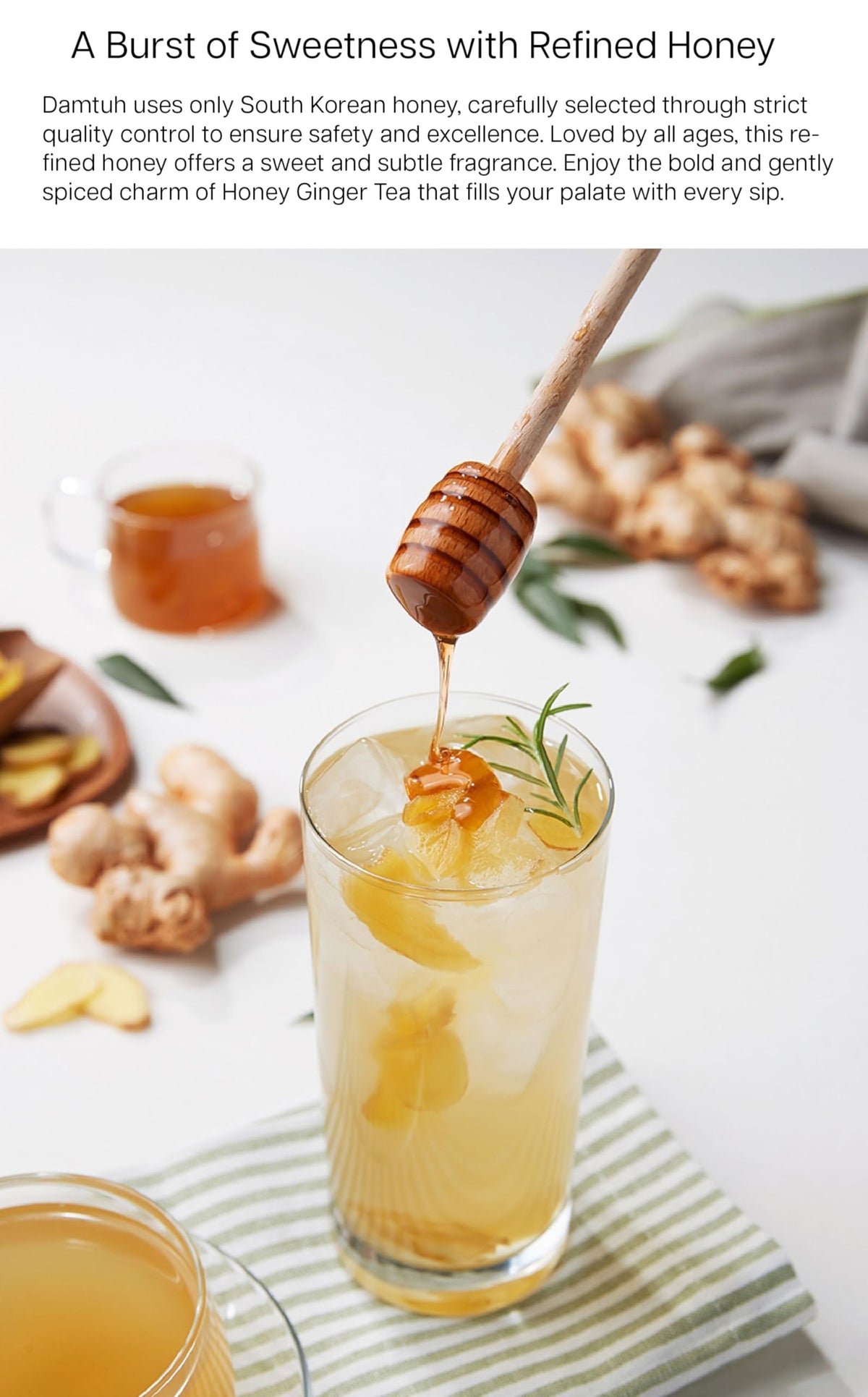 Damtuh ginger marmalade jar showing texture ready to spread