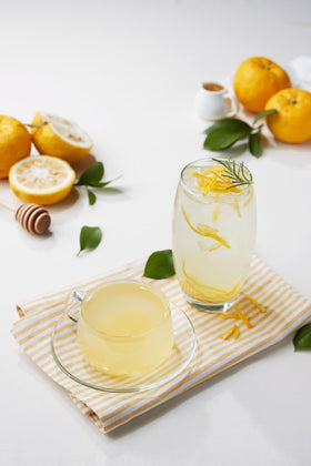 Damtuh Honey Citron Tea preserved citrus close-up highlighting zest and aroma.