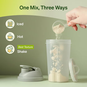 Damtuh Misugaru morning milk mix ready in seconds.