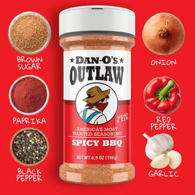 Dan-O's Outlaw Sweet Caribbean bottle evokes island flavors for chicken, pork, and seafood.