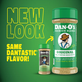 Dan-O’s Cheesoning seasoning bottle brings savory cheese notes to dips and potatoes