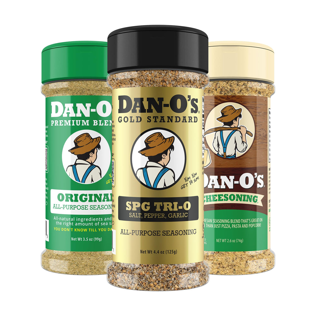 Dan-O's SPG Tri-O bottle pour showing a versatile base for meals.