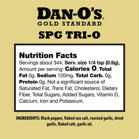 Dan-O's SPG Tri-O on steak delivering savory peppery flavor.