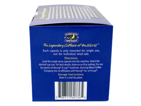 Easy brewing across all K-Cup brewers with Dancing Moon pods.