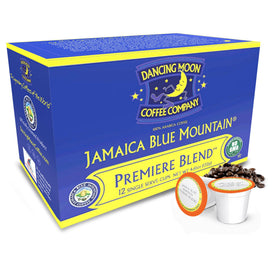 Dancing Moon Coffee Pods premiere blend packaging highlights small-batch craft and rich aroma