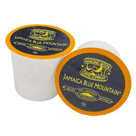 Dancing Moon small-batch flavor pods delivering refined Jamaica Blue Mountain notes.