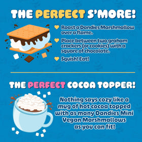 DANDIES marshmallows in baking ideas, for airy textures.