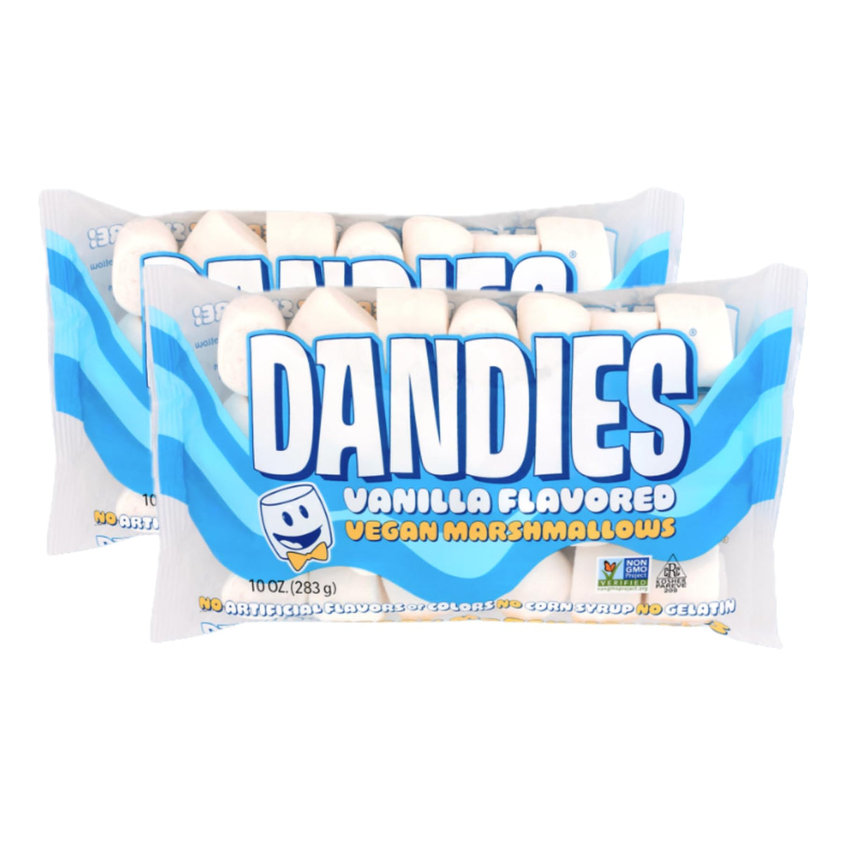 DANDIES vegan marshmallows 2-pack ready for roasting
