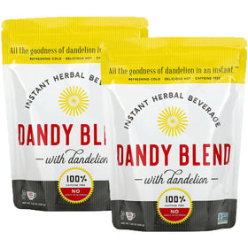 Dandy Blend instant herbal beverage dandelion bags ready for a caffeine-free cup