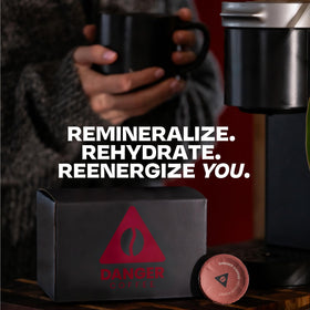 Danger Coffee pod mold-free and lab-tested for consistent quality.