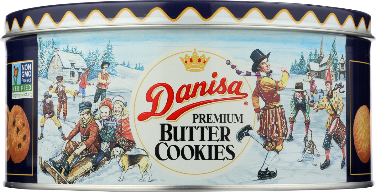 Danisa ingredients closeup, butter-rich dough for crisp bites