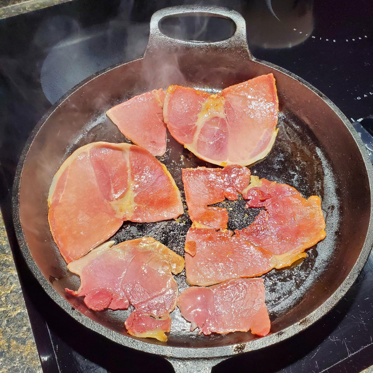 Dan'l Boone Inn Brand country ham biscuit toast-ready for quick breakfast