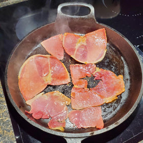 Dan'l Boone Inn Brand country ham biscuit toast-ready for quick breakfast