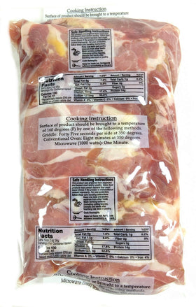 Generic Dan'l Boone Inn country ham trimmings raw trimmings ready to portion