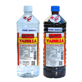 Danncy Vanilla Dark 33oz bottle adds warm, rich flavor to desserts.