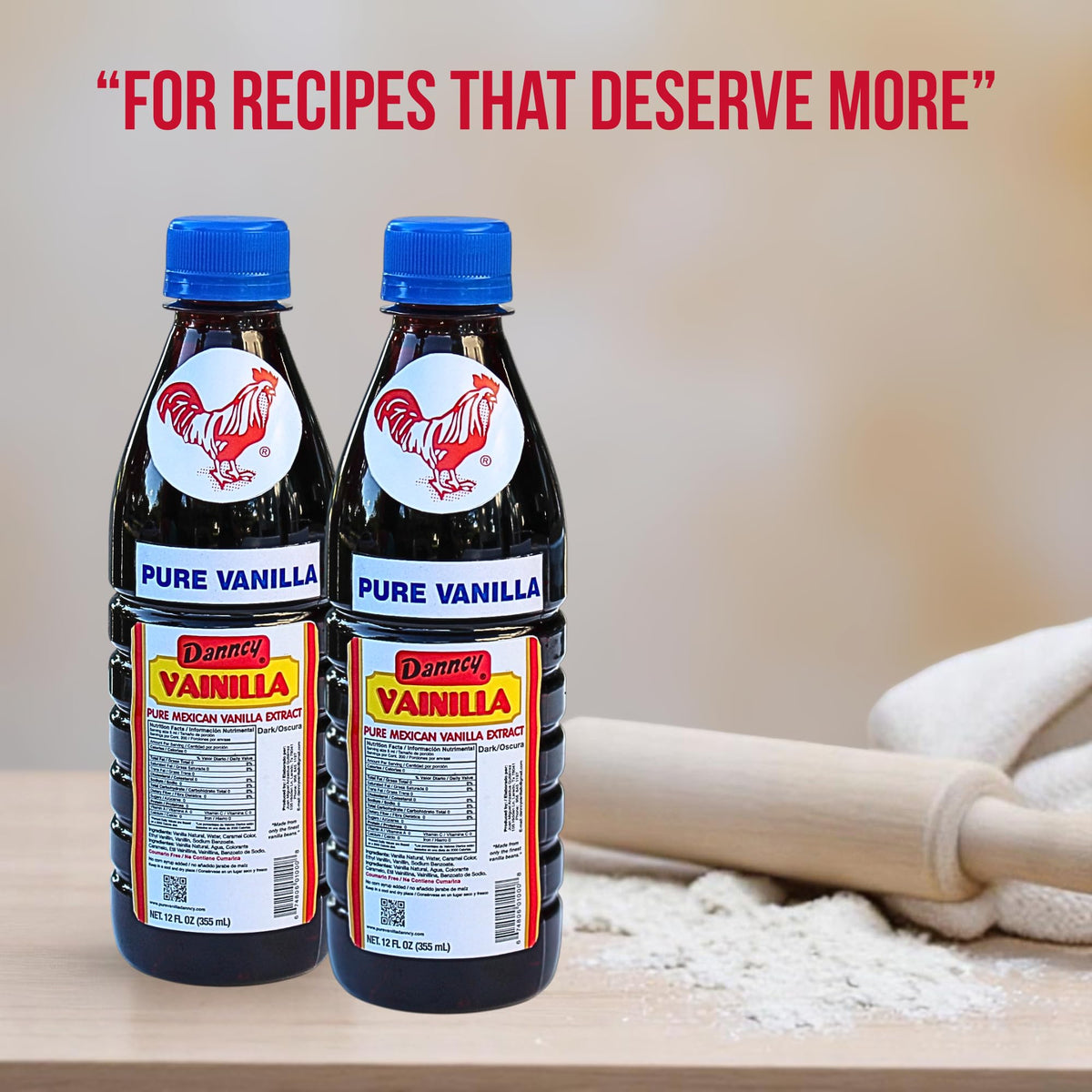 Danncy Vanilla Dark dessert creation showcasing rich color and depth.
