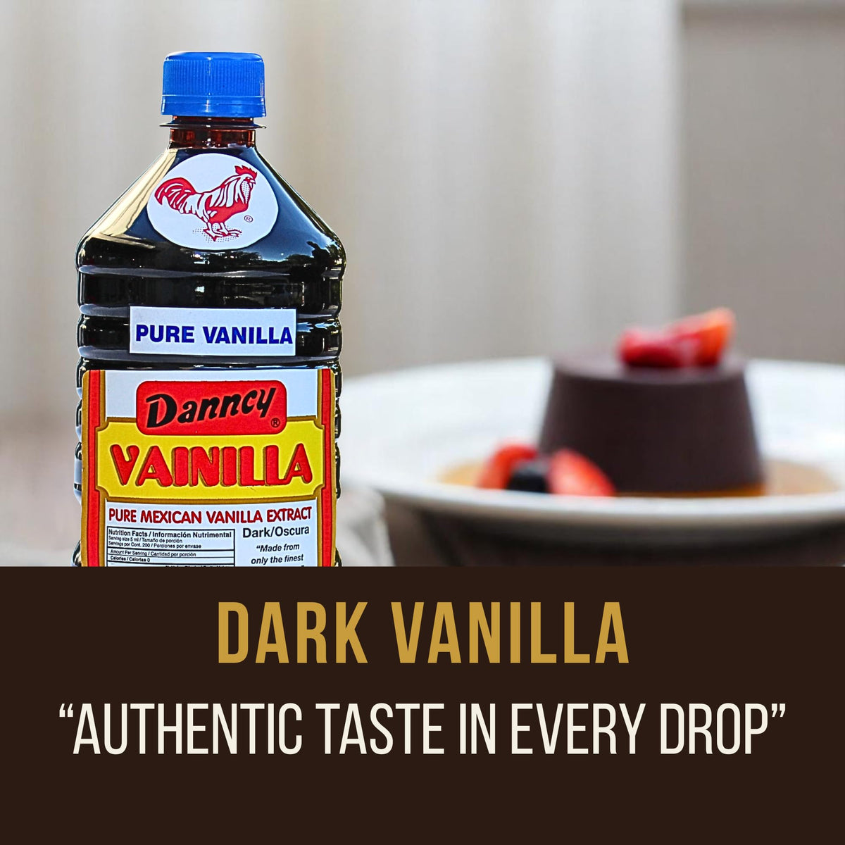 Danncy Vanilla Dark in a kitchen setting inspires versatile dessert prep
