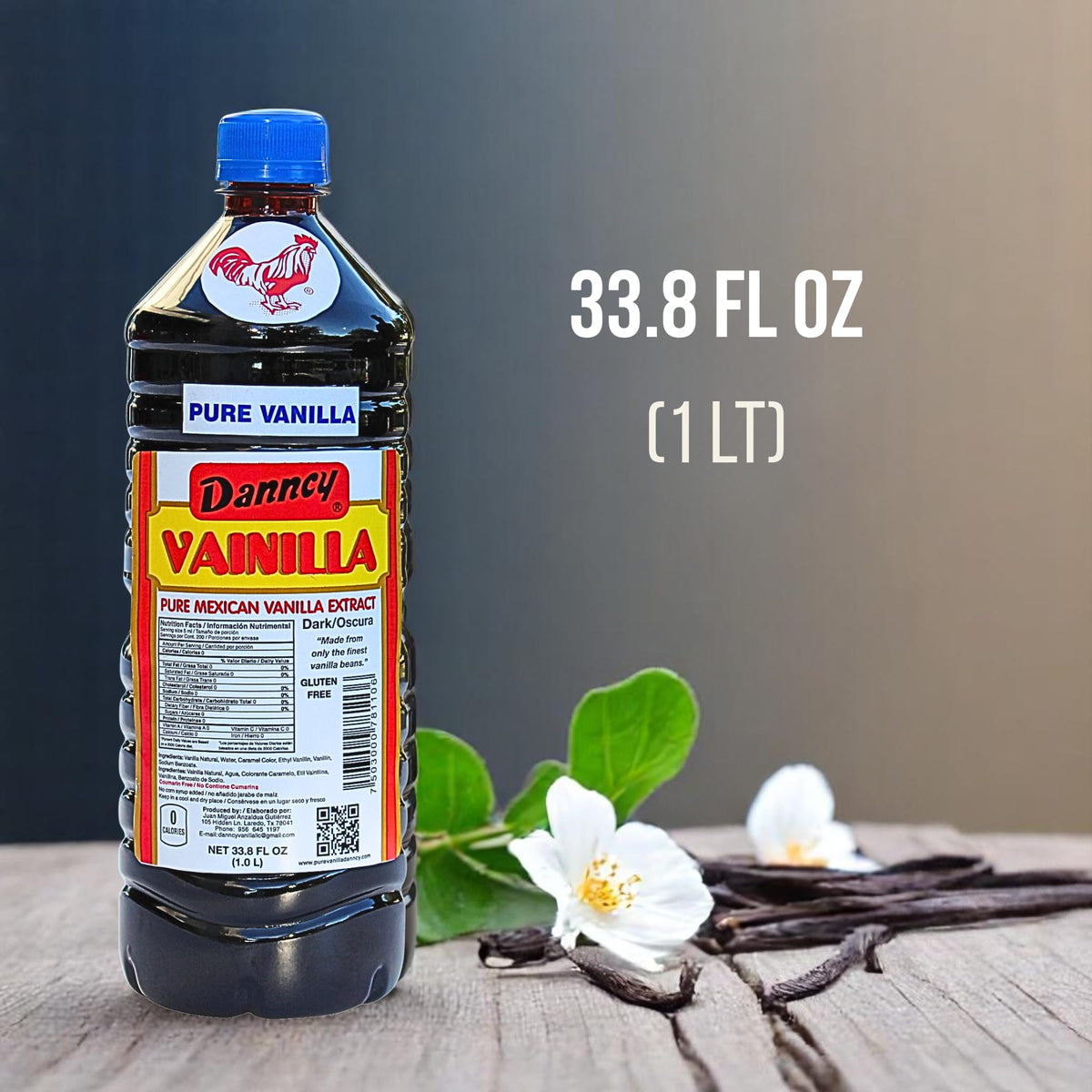 Pouring Danncy Vanilla Dark to enrich cakes and coffee with depth