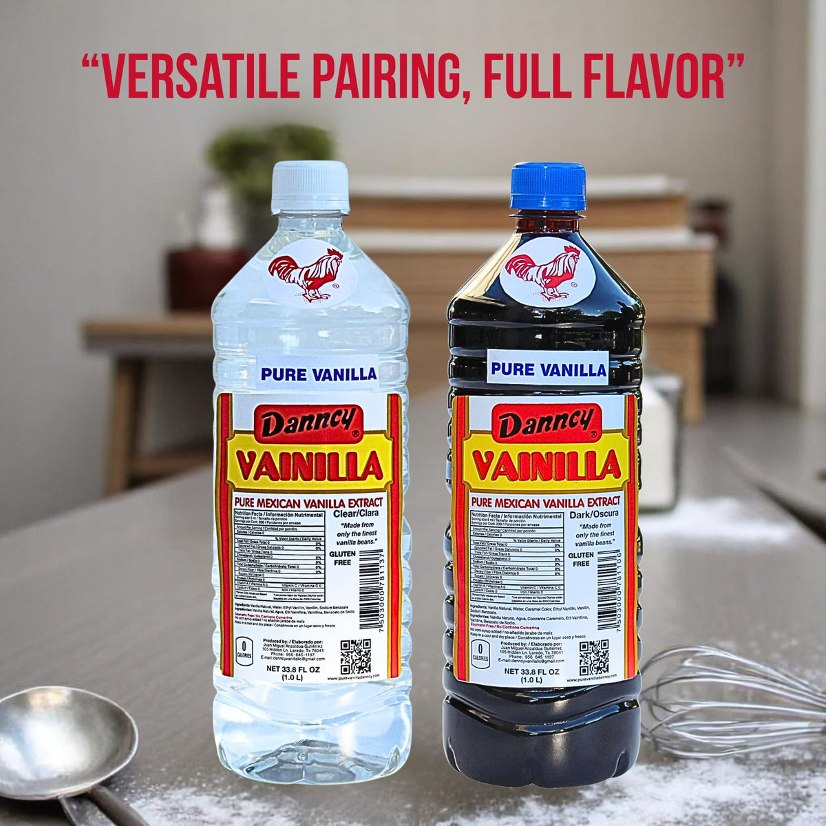 Danncy Vanilla in desserts and baking enhances pastries with authentic vanilla notes.
