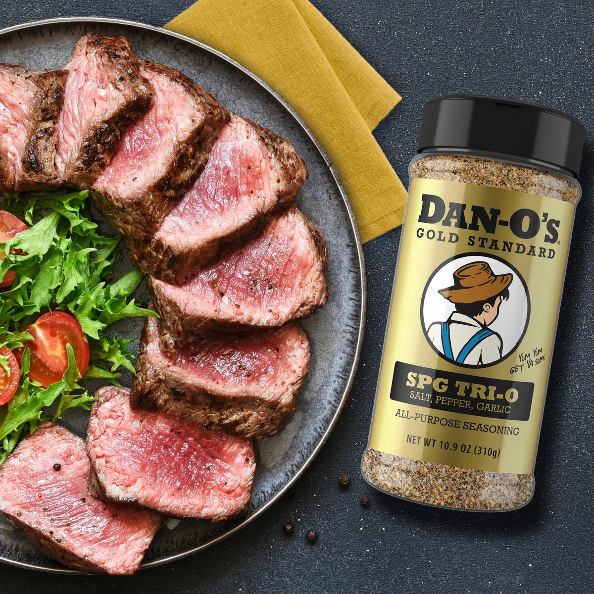 Dan-O's bundle pack on shelf ready for weeknight grilling.