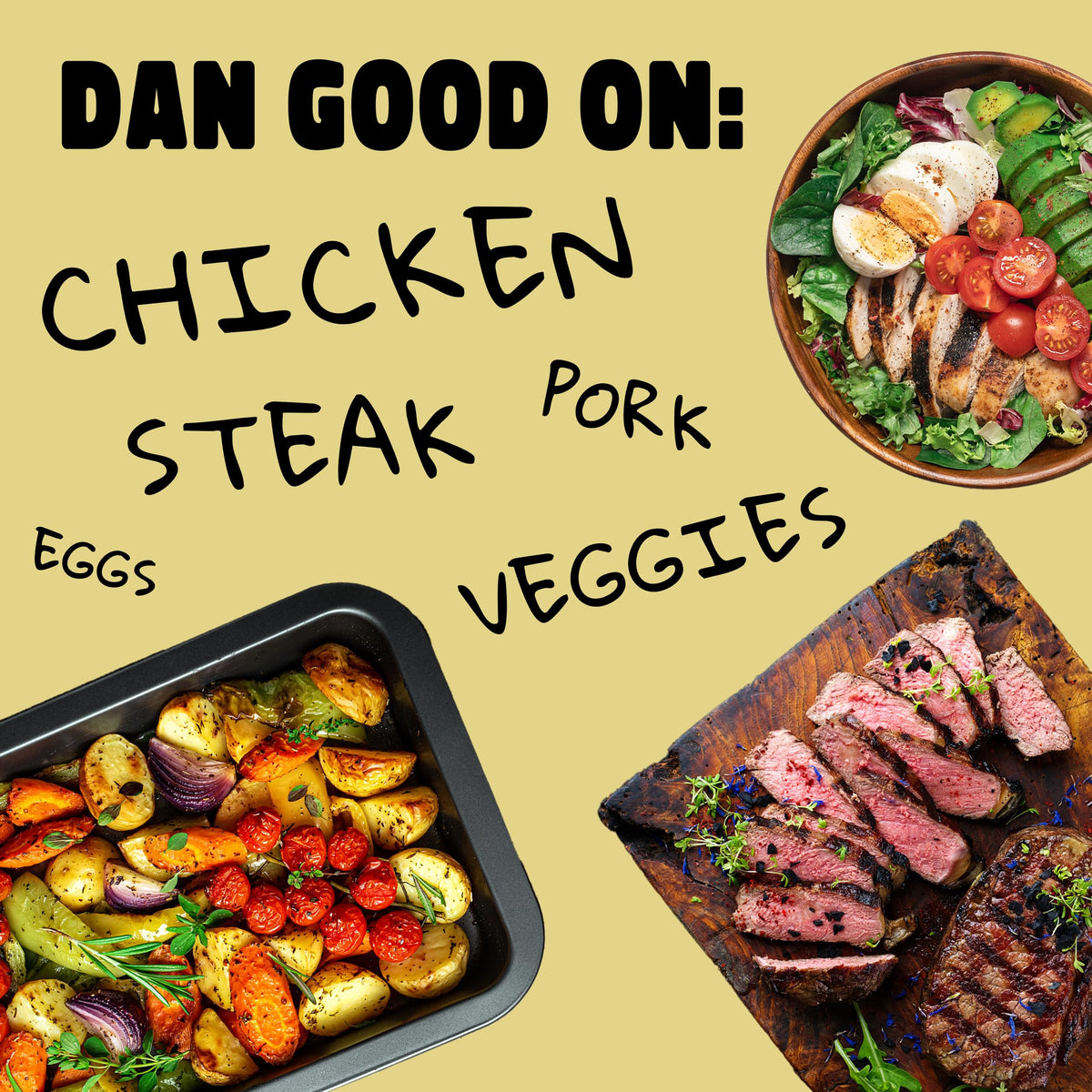 Dan-O's Butter Steak label close-up showing glossy, savory finish.
