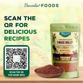 Danodia Foods finger millet kitchen scene showcases gluten-free versatility