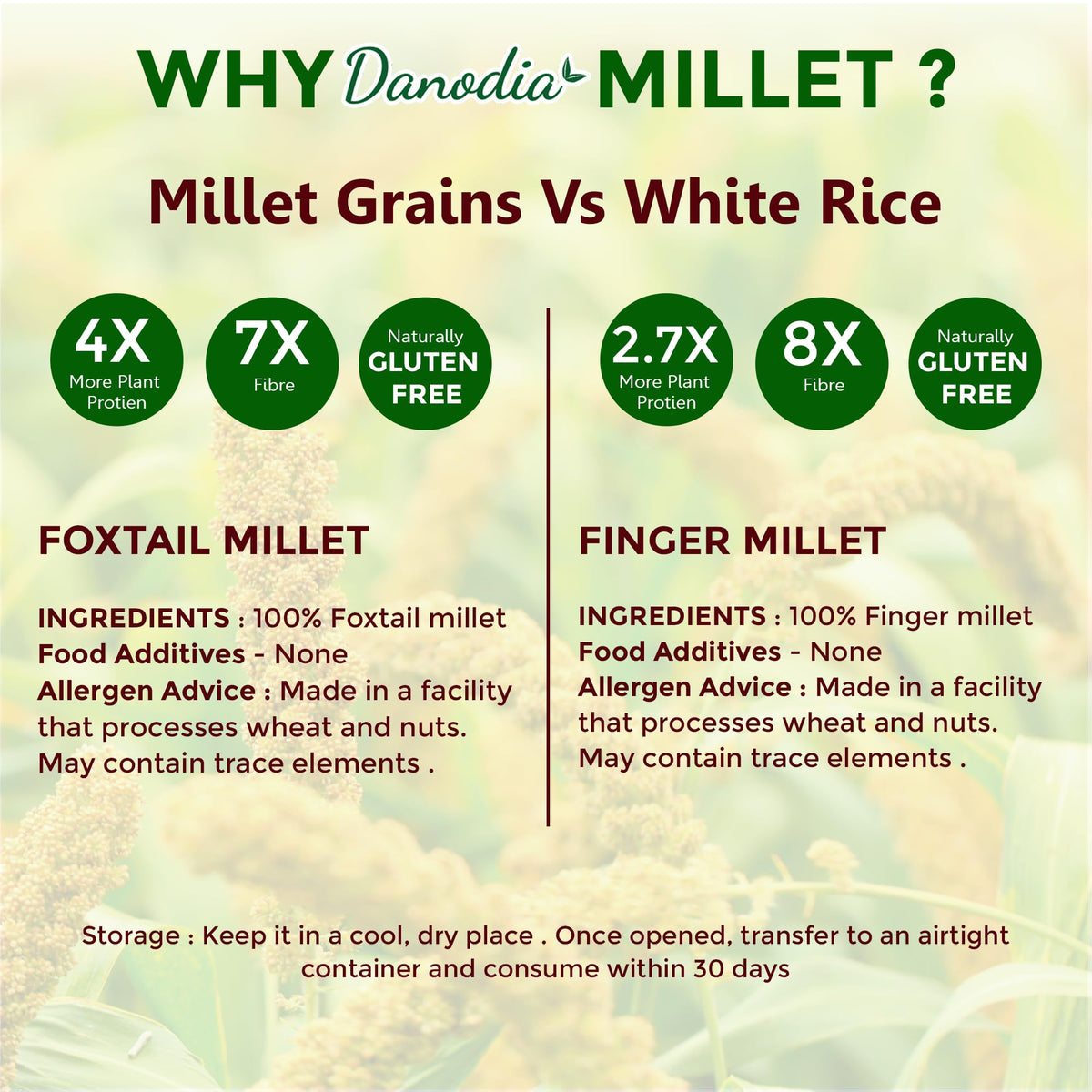 Danodia Foods finger millet ready for multigrain roti and dosa batter