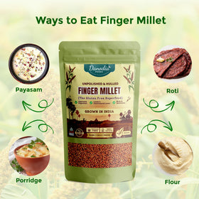 Danodia Foods finger millet porridge steaming in a bowl with cocoa notes
