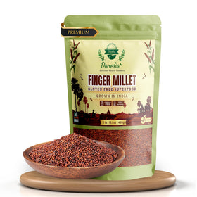 Danodia Foods finger millet raw grains for versatile gluten-free cooking.