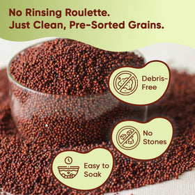 Danodia Foods resealable pack preserves aroma and freshness of millet.