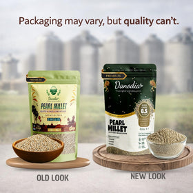 Smart storage Bajra in a resealable pack preserves aroma and freshness.