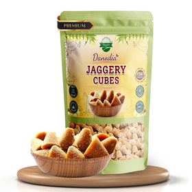 Danodia Foods organic jaggery cubes pack for clean, natural sweetness in beverages.
