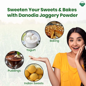 Batter with Danodia jaggery powder adds toffee notes without overpowering spices.