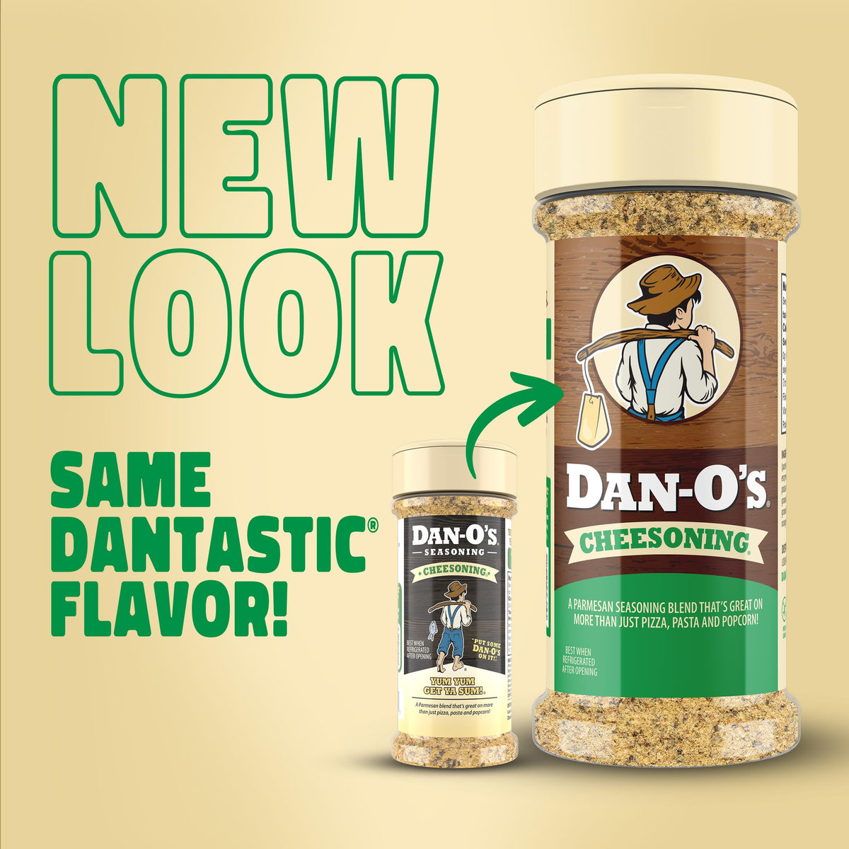 4-pack packaging image of Dan-O's Cheesoning set for easy shopping and gifting.