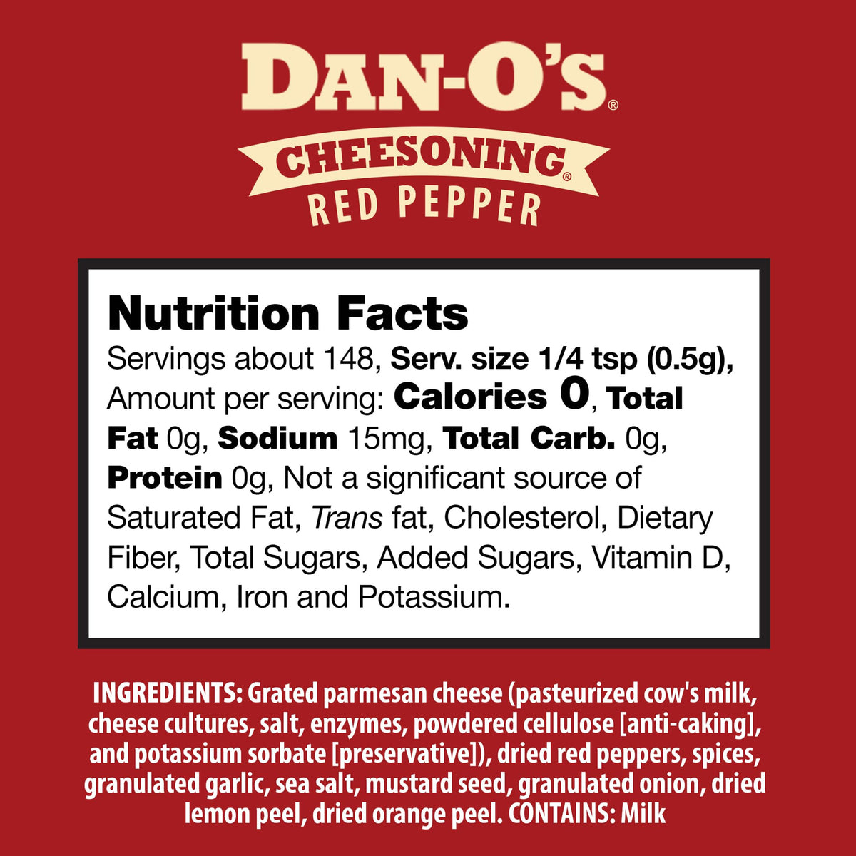 Dan-O's Cheesoning on popcorn creates a tasty, sugar-free snack.