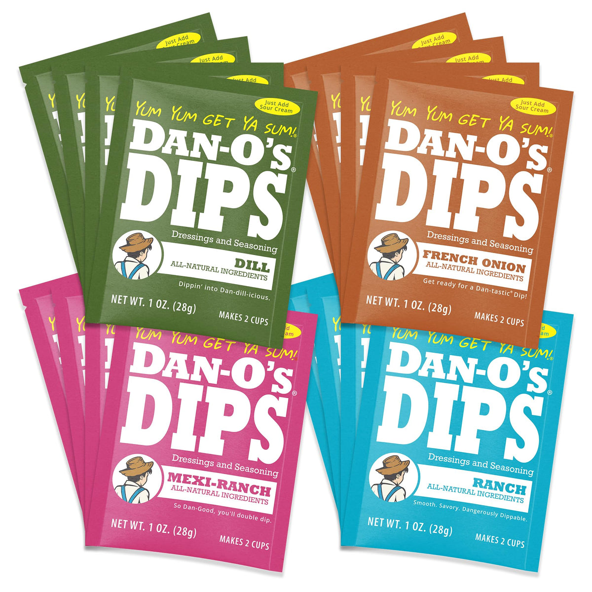 Dan-O's ranch dip packet for quick, crowd-pleasing dips.