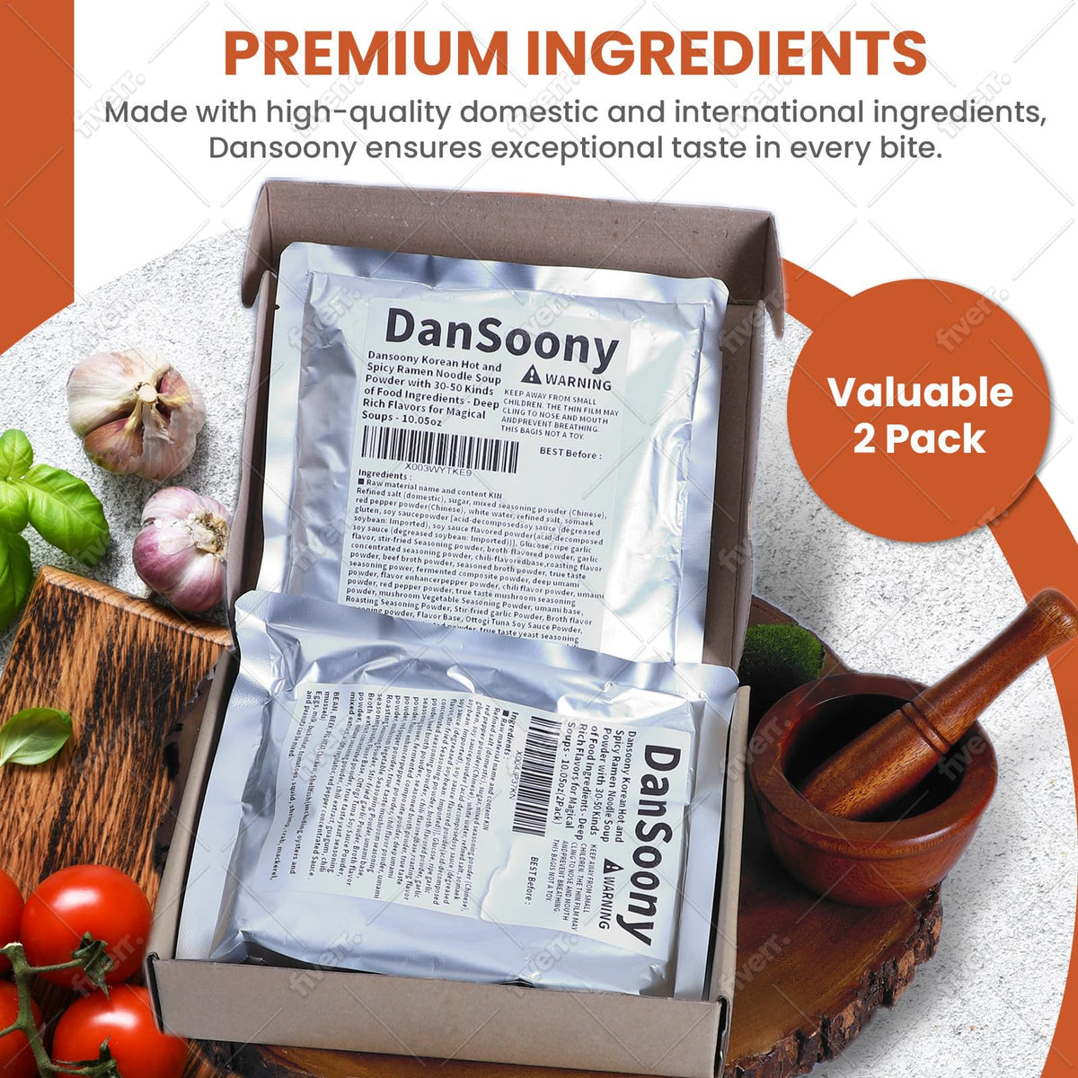 DanSoony thirty-to-fifty-ingredient-blend elevates ramen and everyday meals with depth.