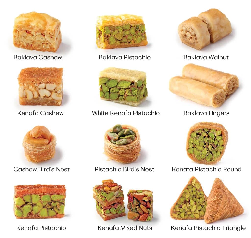 DAR BAKLAVA Nutlava box opened to reveal 40 pieces for gifting