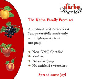 d'arbo raspberry spread pairs with cheese and crackers