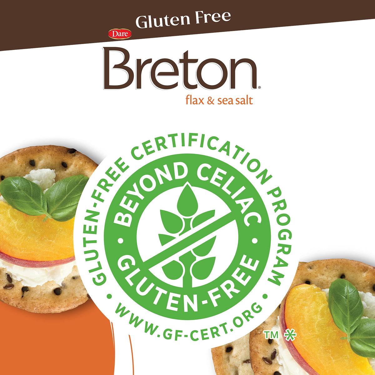 Dare Breton gluten-free crackers dipping — perfect for quick snacks and tastier bites.
