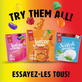 Dare Juicee Jubes 700g bag ready for sharing at gatherings.