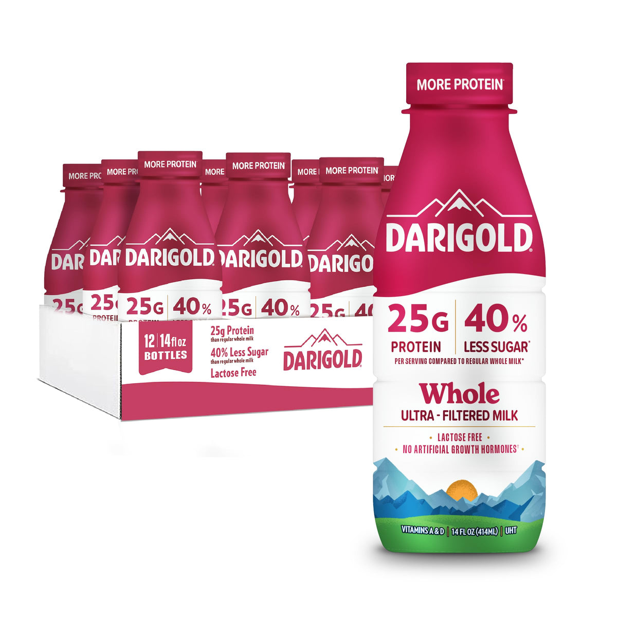 Darigold FIT lactose-free milk bottle ready for a protein-rich breakfast.