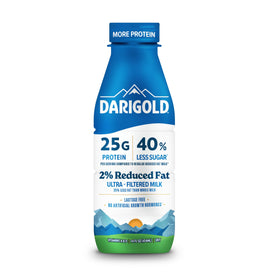 Darigold FIT lactose-free milk carton suggests ideal for lactose-intolerant lifestyles.